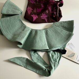 Johanna Ortiz Watercolor Bikini Top in Mint Small